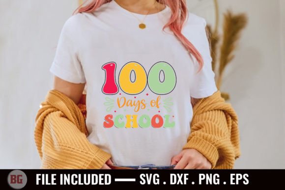 100 Days of School Svg: Graphics for Crafts