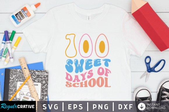 100 Sweet Days SVG: Graphics for Crafts
