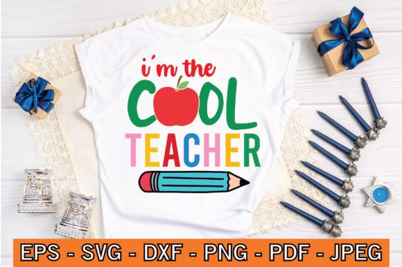 Cool Teacher SVG: Fresh Graphics for Crafts