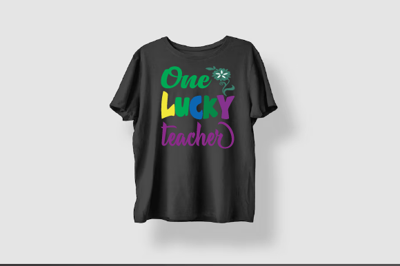 One Lucky Teacher SVG for Crafts & Graphics