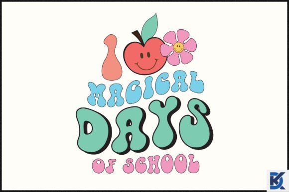 Retro 100 Magical Days: Graphics for Crafts