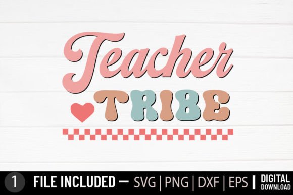 Retro Teacher SVG: Graphics for Crafts & Branding