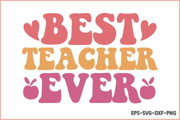 Retro Teacher SVG: Perfect Graphics for Crafts