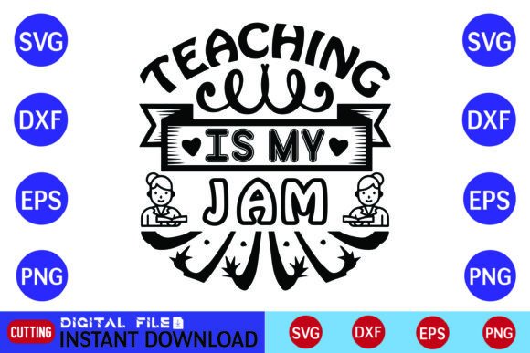 Teacher SVG T Shirt Design for Crafts & Graphics