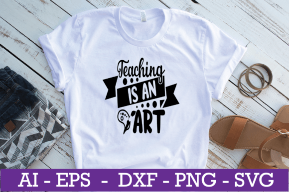 Teaching is an Art: SVG Graphics for Crafts